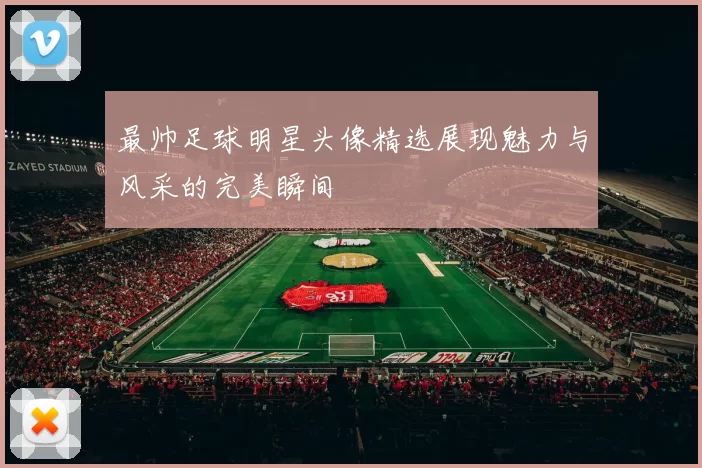 最帅足球明星头像精选展现魅力与风采的完美瞬间